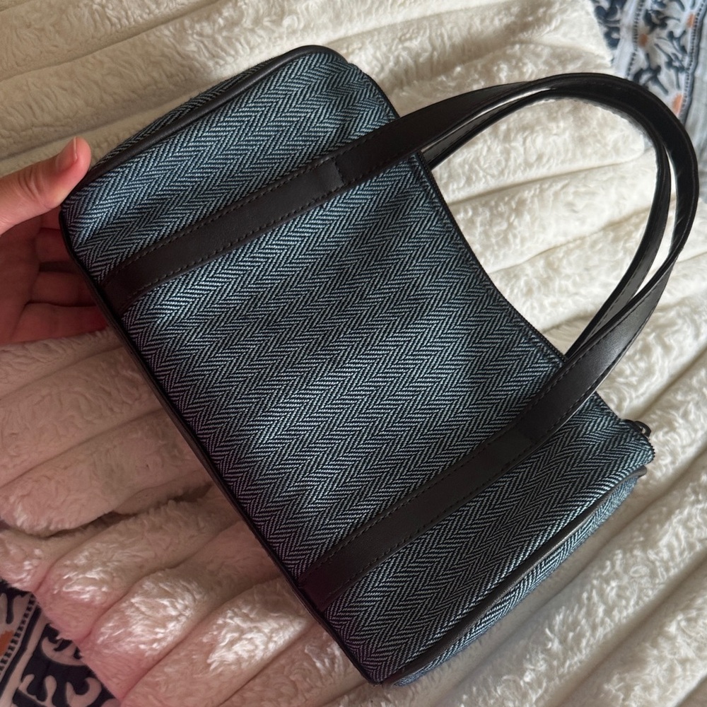 Estee Lauder Blue and Black Mini Bag